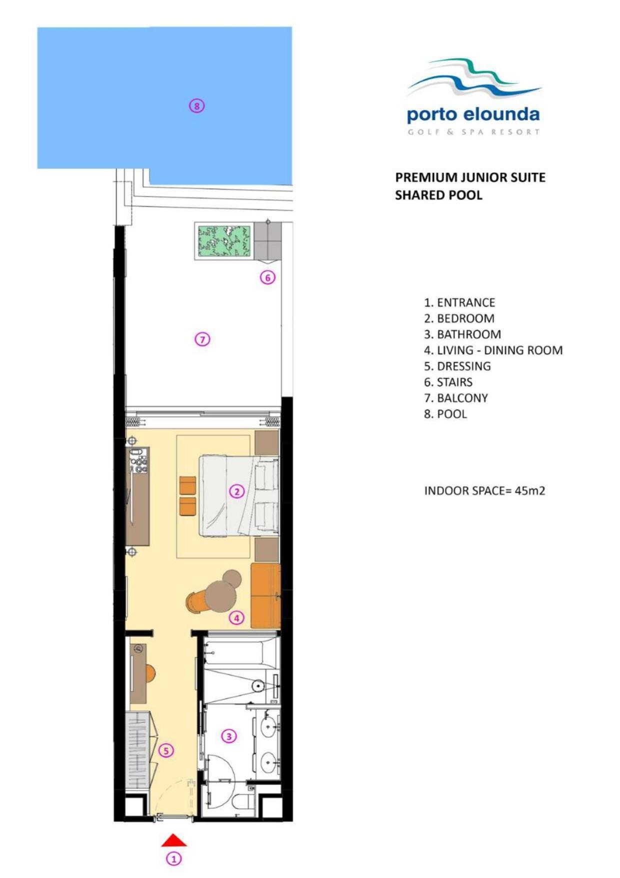 Premium Junior Suite mit Gemeinschaftspool